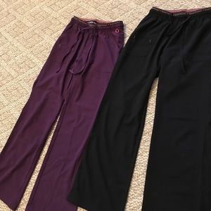 Two Heartsoul scrub pants- petite